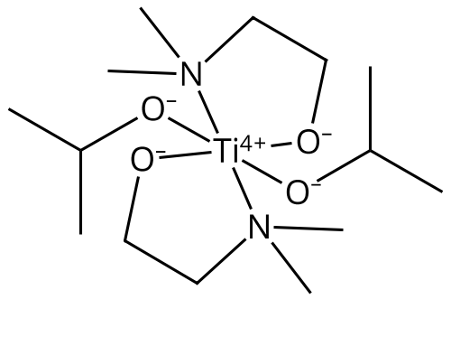 Titanium(IV) diisopropoxide bis(dimethylaminoethoxide) Chemical Structure